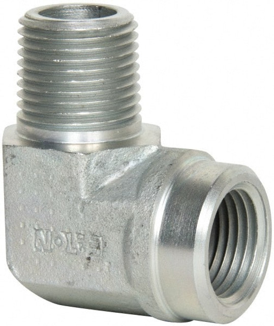 Eaton 2089-8-8S Industrial Pipe 90 ° Street Elbow: 1/2" Female Thread, 1/2" Male Thread, MNPT x FNPT