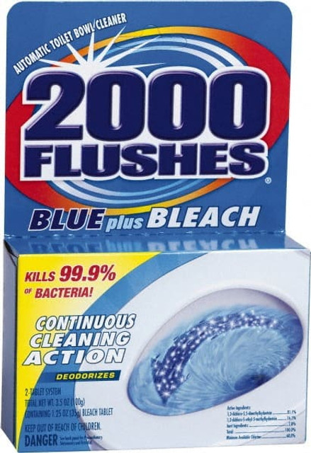 2000 Flushes 1.7 oz Tablet Tablet Toilet Bowl Cleaner 20801