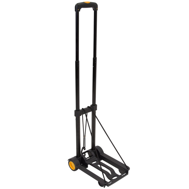 TRANSFORM PARTNERS LLC MI-912 Mount-It! MI-912 Luggage Folding Cart And Dolly, 17inH x 3inW x 9inD, Black TRANSFORM PARTNERS LLC MI-912 Mount-It! MI-912 Luggage Folding Cart And Dolly, 17inH x 3inW x 9inD, Black