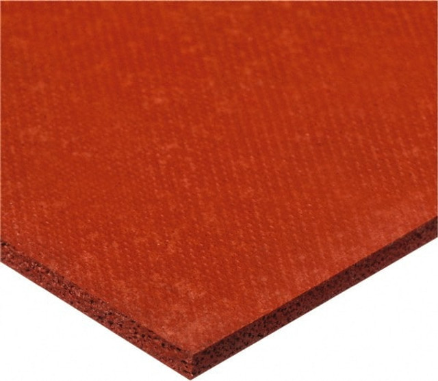 USA Industrials ZUSASSR-109 Closed Cell Silicone Foam: 12" Wide, 24" Long, Red