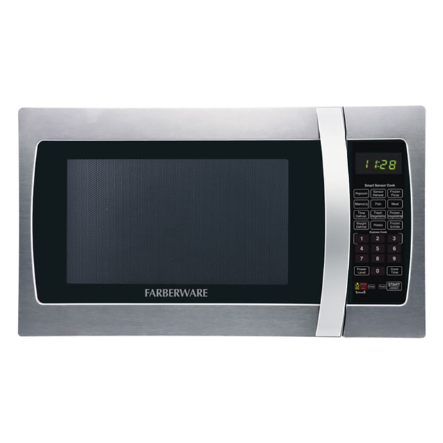 ENGLEWOOD MARKETING LLC FMO13AHTBKI Farberware Professional FMO13AHTBKI 1.3 Cu. Ft. Microwave Oven, Silver ENGLEWOOD MARKETING LLC FMO13AHTBKI Farberware Professional FMO13AHTBKI 1.3 Cu. Ft. Microwave Oven, Silver
