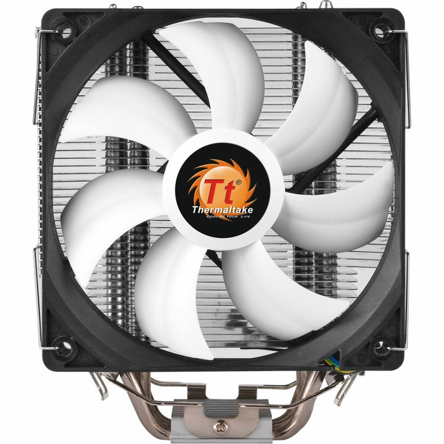 THERMALTAKE USA INC. Thermaltake CL-P039-AL12BL-A  Contac Silent 12 CPU Cooler - 4.72in Maximum Fan Diameter - 556 gal/min Maximum Airflow - 28.8 dB(A) Noise - Hydraulic Bearing - 4-pin PWM