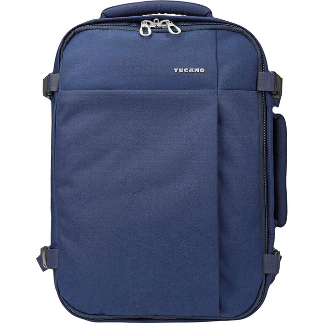 TUCANO USA INC BKTUG-M-B Tucano Tug&ograve; Carrying Case (Backpack) for 15.6in Notebook - Blue - Water Resistant - Shoulder Strap, Handle, Chest Strap, Trolley Strap