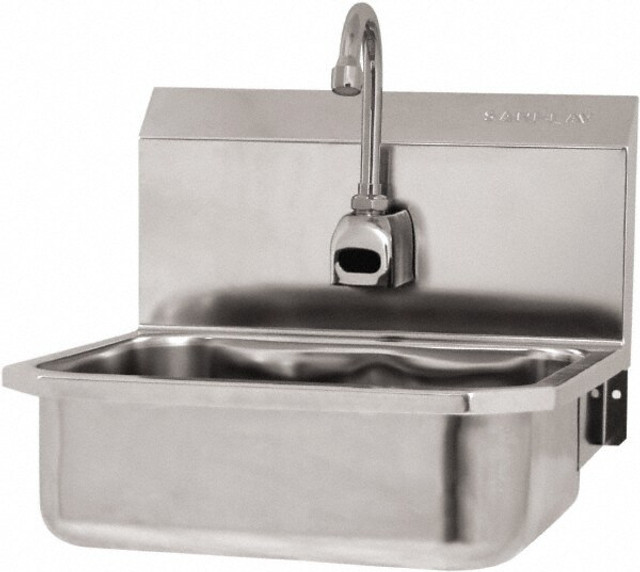 SANI-LAV ESB2-605L-0.5 Hand Sink: Wall Mount, Electronic Faucet, 304 Stainless Steel