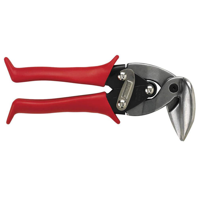 Midwest Snips MWT-6900L Upright Aviation Snips: 8" OAL, 1-1/4" LOC, Molybdenum Alloy Steel Blades