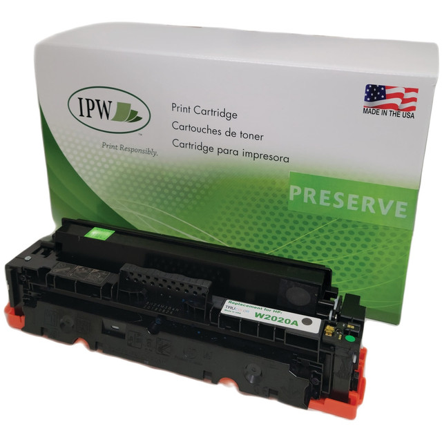 IMAGE PROJECTIONS WEST, INC. IPW W2020AR-ODP  Preserve Remanufactured Black Toner Cartridge Replacement For HP W2020A, W2020AR-ODP