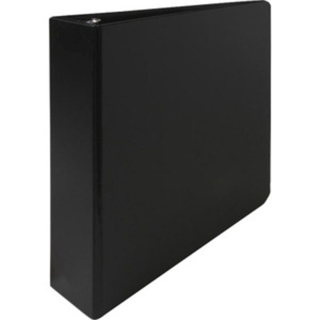SP RICHARDS 09977 Business Source Basic 3-Ring Binder, 2in Round Rings, Black SP RICHARDS 09977 Business Source Basic 3-Ring Binder, 2in Round Rings, Black