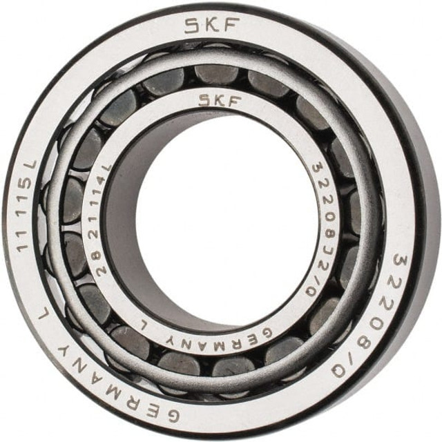 SKF 32208 40mm Bore Diam, 80mm OD, 24.75mm Wide, Tapered Roller Bearing