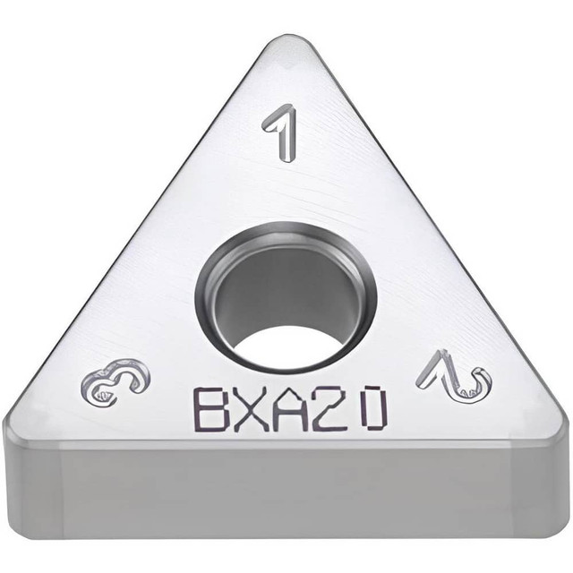 Tungaloy 6795175 Turning Inserts; Insert Style: TNGA ; Insert Size Code: 333 ; Insert Shape: Triangle ; Included Angle: 60degree ; Inscribed Circle (Decimal Inch): 0.3750 ; Corner Radius (Decimal Inch): 0.0472