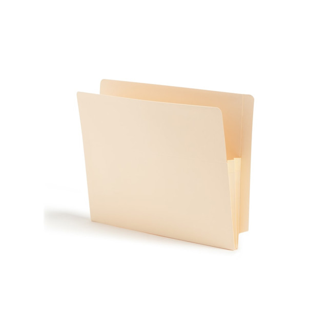 SMEAD MFG CO ETM1514C Smead Manila File Pocket With Reinforced Tab, Letter Size, 1 3/4in Expansion, Box Of 25