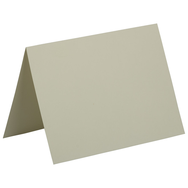 JAM PAPER AND ENVELOPE 309940C JAM Paper Fold-Over Cards, 5in x 6 5/8in, Ivory, Pack Of 25