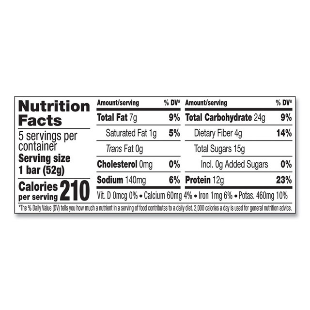 KELLOGG'S RXBAR® 60000741 Adult Bars, Blueberry, 1.83 oz Bar, 5 Bars/Box, 2 Boxes/Carton