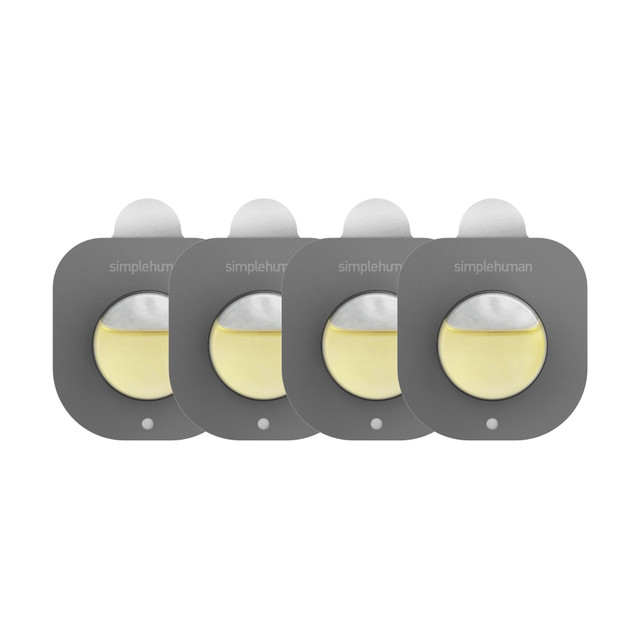 SIMPLEHUMAN LLC CW9001 simplehuman Odorsorb Pod All-Natural Odor-Absorbing System Refills, Citrus, 0.10 Oz, Pack Of 4 Refills SIMPLEHUMAN LLC CW9001 simplehuman Odorsorb Pod All-Natural Odor-Absorbing System Refills, Citrus, 0.10 Oz, Pack Of 4 Refills