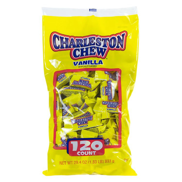 TOOTSIE ROLL INDUSTRIES Charleston Chews 60004067 Snack Size Chocolate Candy, 0.25 oz Individually Wrapped, 120/Bag, 2 Bags/Carton