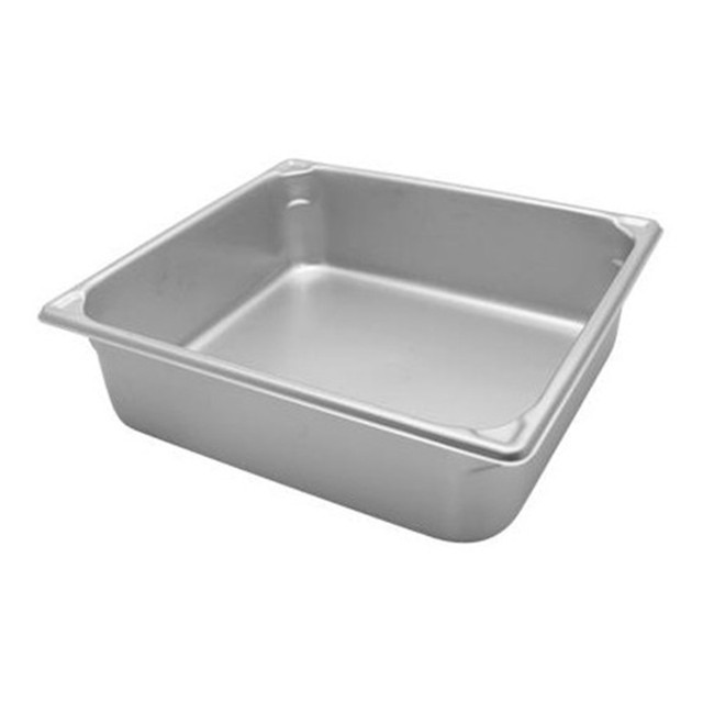 THE VOLLRATH COMPANY 30142 Vollrath Steam Table Pan, 2/3 Size 4, Silver