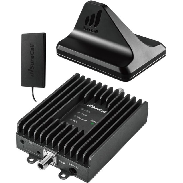 CELLPHONE-MATE INC. SC-FUSION2GOMAX SureCall Fusion2Go Max In-Vehicle Cell Phone Signal Booster - 698 MHz, 776 MHz, 824 MHz, 1850 MHz, 1710 MHz, 728 MHz, 746 MHz, 869 MHz, 1930 MHz, 2110 MHz to 716 MHz, 787 MHz, 849 MHz, 1915 MHz, 1755 MHz, 746 MHz, 