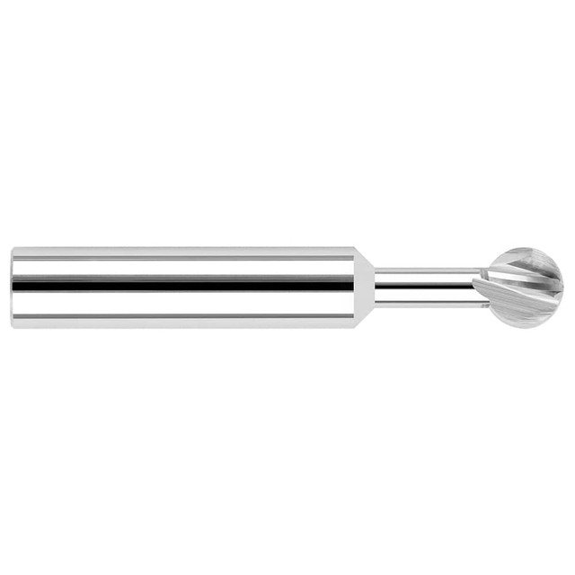 Harvey Tool 794612 Undercutting End Mills; Mill Diameter (Inch): 3/16 ; Mill Diameter (Decimal Inch): 0.1870 ; Overall Length (Inch): 2 ; Radius: 0.0930 ; Flute Direction: Right Hand ; Cutting Direction: Right Hand
