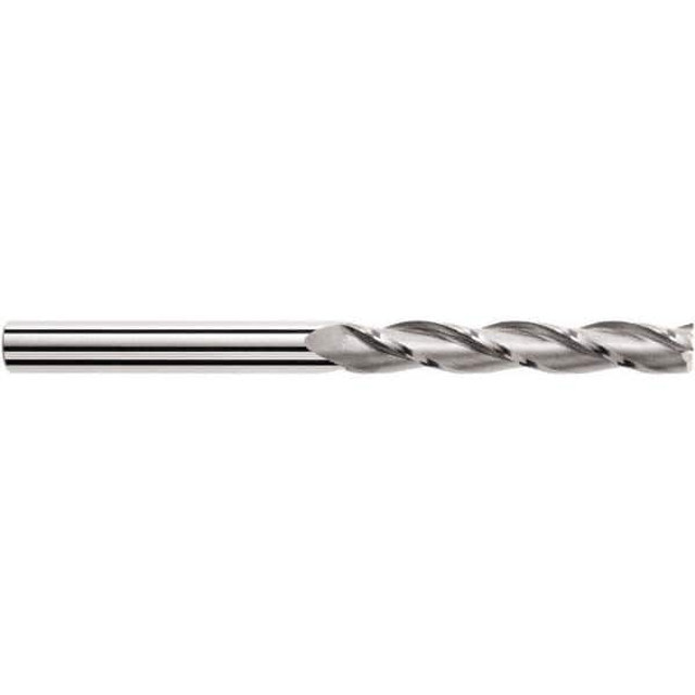 SGS 49466 Square End Mill: 0.1181'' Dia, 0.9843'' LOC, 3 Flutes, Solid Carbide