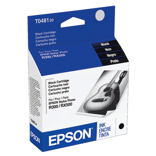 Compatible Epson models: Stylus Photo:  R200,  R220,  R300,  R300 M,  R320,  R340,  RX500,  RX600,  RX620,  RX640.  .    Also works in R300M, R320, RX500, RX600 and RX620  High resolution and color saturation for crisp, clean graphics and print  Quick-drying, dye-based ink for optimum performance and productivity  Compatible with Epson Stylus Photo R200, R300  Yields up to 450 pages.  Quick-drying ink offers superior resistance to bleeding and smudging.  Recycling solution - designed to encourage recycling, helping you divert materials from landfill.