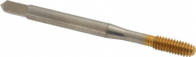 Balax 11623-01T Thread Forming Tap: #8-32 UNC, 2/3B Class of Fit, Bottoming, High Speed Steel, TiN Coated