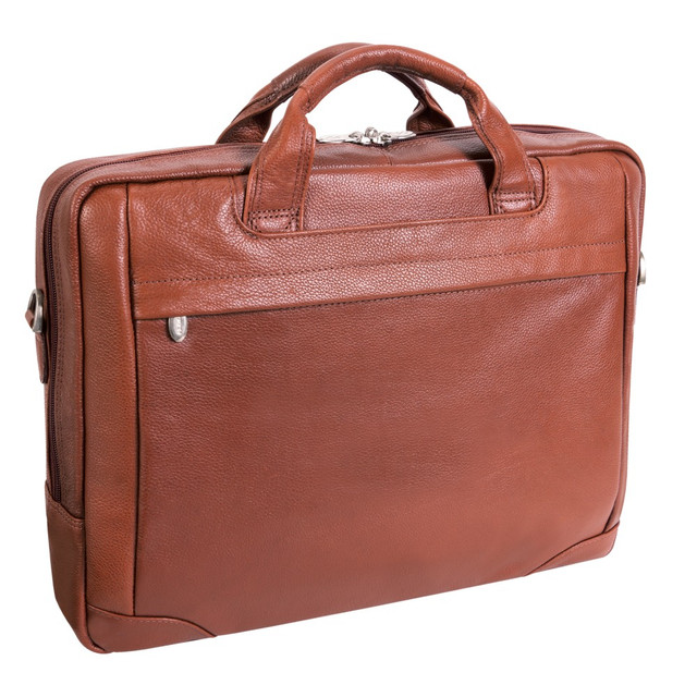 MCKLEIN COMPANY, LLC 15474 McKleinUSA BRIDGEPORT Large Laptop Brief, Brown