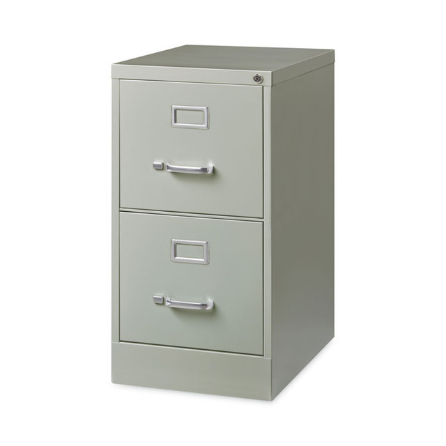 ALERA HVF152229LG Two-Drawer Economy Vertical File, Letter-Size File Drawers, 15" x 22" x 28.37", Light Gray