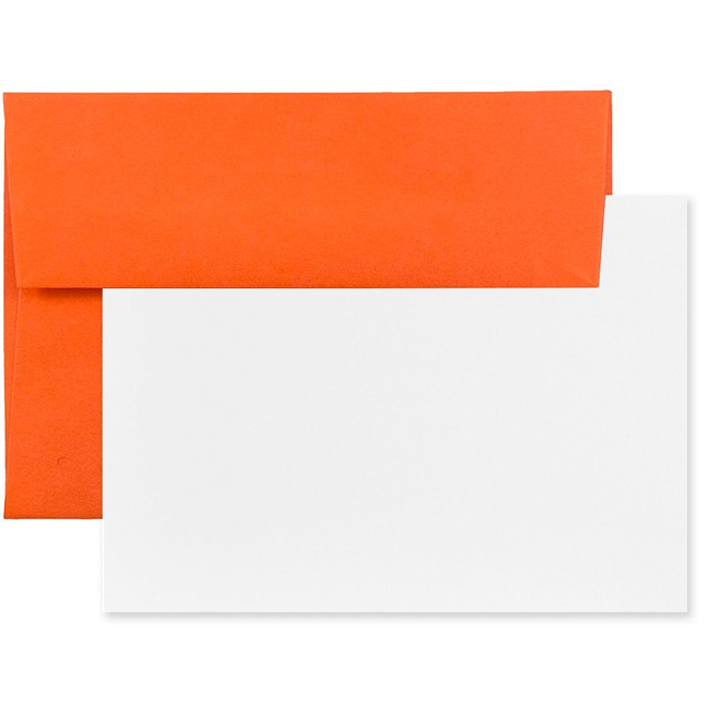 Keep in touch by sending announcements, greetings, thank you cards and more with a stationery set. This set includes both blank, printable cards and envelopes, so you can make the design your own.  JAM paper set includes both cards made from 100-lb card stock and paper envelopes.  Blank cards and envelopes are printable for easy customization.  Contains Recycled Content - See Specs for Details.