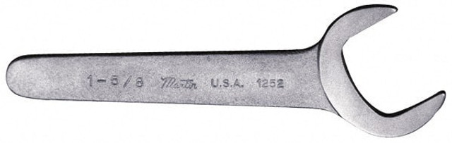 Martin Tools 1246MM Service Open End Wrench: Single End Head, 46 mm, Single Ended