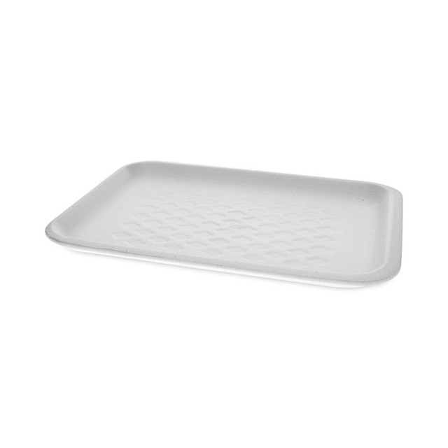 PACTIV EVERGREEN CORPORATION 51P102S Supermarket Tray, #2S, 10.75 x 5.5 x 1.2, White, Foam, 500/Carton