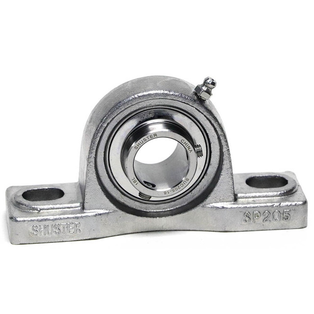 Shuster 05815720 SUCSP207-20, 1-1/4" ID, 167mm OAL x 93mm OAH48mm Wide, Ball Bearing Pillow Block