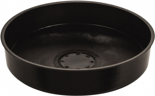 Funnel King 32900 4-3/8" High x 11-3/4" Diam, Polypropylene, Drum Funnel with Screen