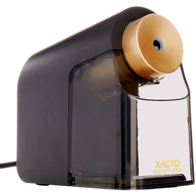 ELMERS PRODUCTS INC 1606 X-ACTO Mighty Pro Electric Pencil Sharpener, Black ELMERS PRODUCTS INC 1606 X-ACTO Mighty Pro Electric Pencil Sharpener, Black
