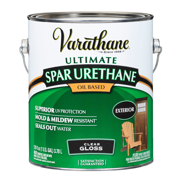 THE FLECTO COMPANY INC. Varathane 9231  Ultimate Oil-Based Spar Urethane, 1 Gallon, Clear Gloss, Pack Of 2 Cans