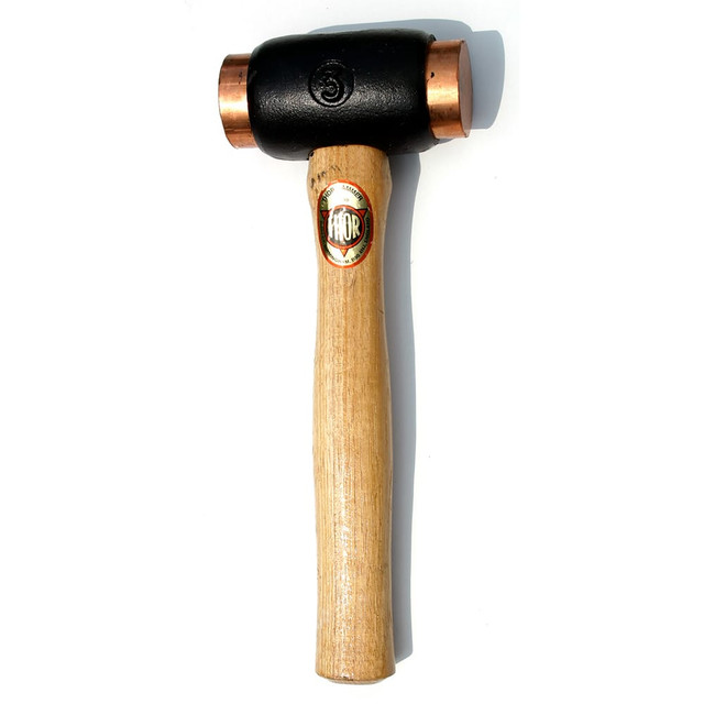 Osca TH04312 Non-Marring Hammer: 2.86 lb, 1-1/2" Face Dia, Malleable Iron Head