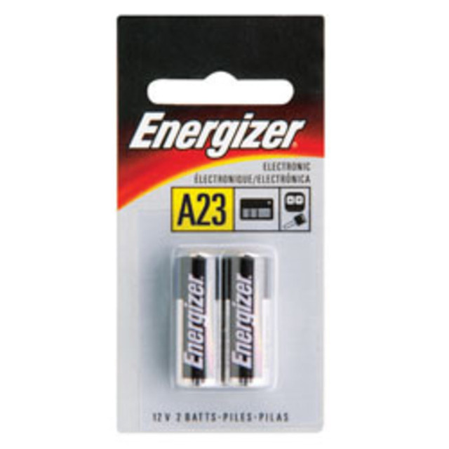 ENERGIZER BRANDS LLC Energizer A23BP-2  12-Volt Alkaline Battery, A23, Pack Of 2