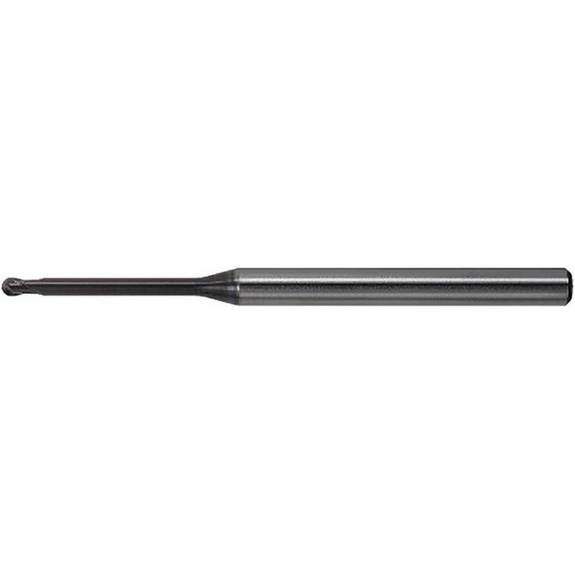 Mitsubishi 379815 Ball End Mills; Mill Diameter (Decimal Inch): 0.2362 ; Mill Diameter (mm): 6.00 ; Number Of Flutes: 2 ; End Mill Material: Carbide ; Length of Cut (mm): 4.8000 ; Coating/Finish: AlTiSiN