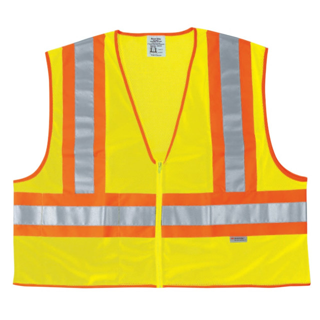 MCR SAFETY WCCL2LX3 Luminator Class II Safety Vests, 3X-Large, Lime MCR SAFETY WCCL2LX3 Luminator Class II Safety Vests, 3X-Large, Lime