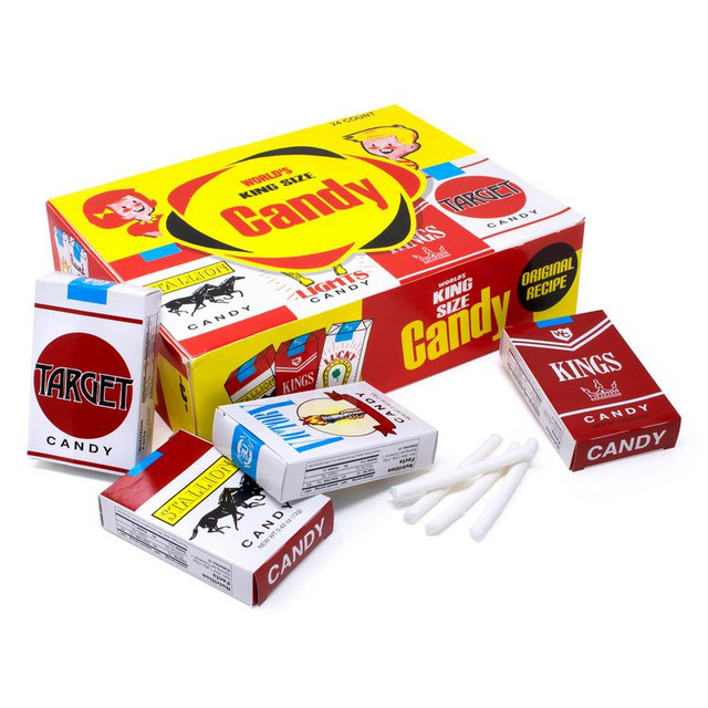 WORLD CONFECTIONS INC 60004064 Candy Cigarettes, 24/Box, 3 Boxes/Carton