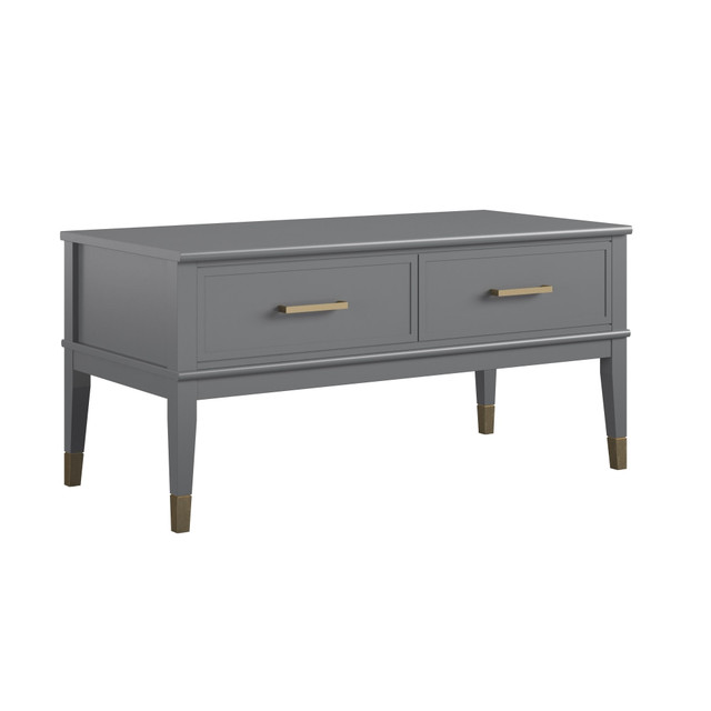 AMERIWOOD INDUSTRIES, INC. Ameriwood Home 6914408COM  Westerleigh Lift-Top Coffee Table, 20inW x 41-5/8inW x 20-7/16inD, Gray