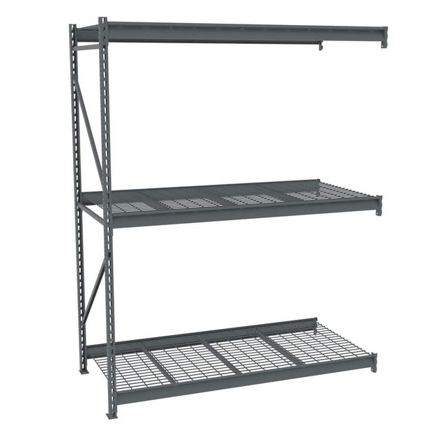 Tennsco BU-723696WA-MGY Bulk Storage Rack: 2,750 lb per Shelf, 3 Shelves