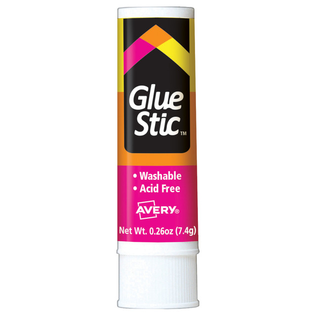 AVERY PRODUCTS CORPORATION 00166 Avery Permanent Glue Stic, Washable, Nontoxic, 0.26 Oz, 1 Glue Stick AVERY PRODUCTS CORPORATION 00166 Avery Permanent Glue Stic, Washable, Nontoxic, 0.26 Oz, 1 Glue Stick