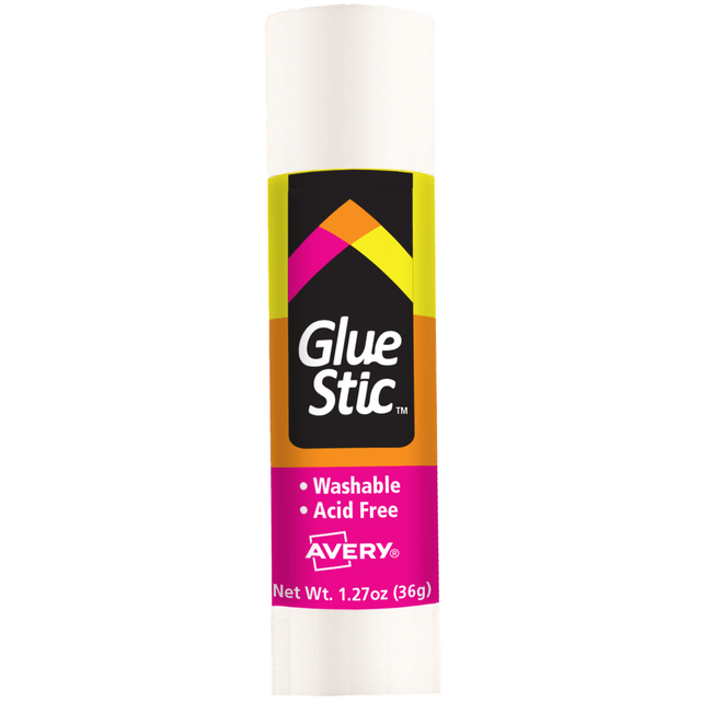 AVERY PRODUCTS CORPORATION 00196 Avery Permanent Glue Stic, Washable, Nontoxic, 1.27 oz., 1 Glue Stick AVERY PRODUCTS CORPORATION 00196 Avery Permanent Glue Stic, Washable, Nontoxic, 1.27 oz., 1 Glue Stick