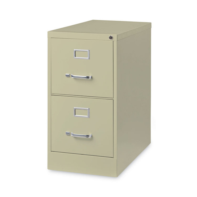 ALERA HVF152629PY Two-Drawer Economy Vertical File, Letter-Size File Drawers, 15" x 26.5" x 28.37", Putty