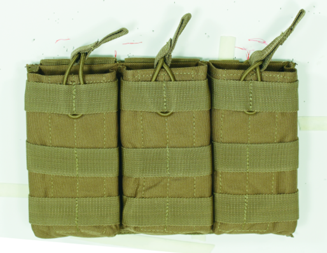 Voodoo Tactical 20-8180007000 M4/M16 Open Top Mag Pouch W/ Bungee System