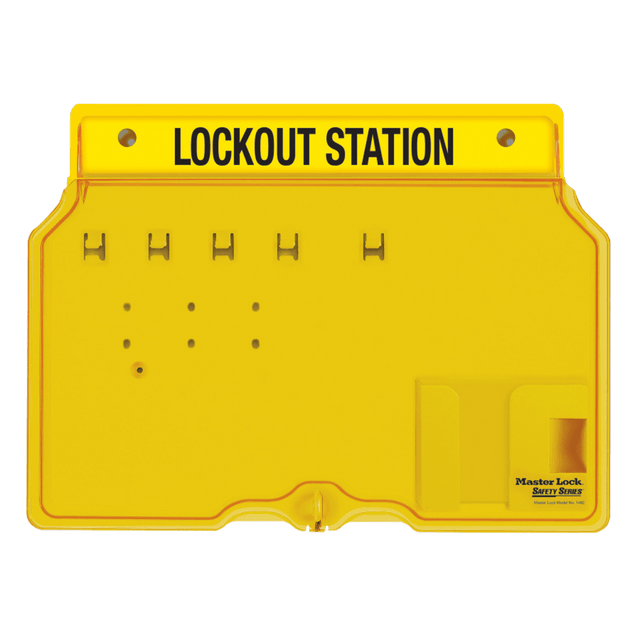 MASTER LOCK COMPANY LLC 1482B Master Lock Unfilled Padlock Lockout Station With Cover