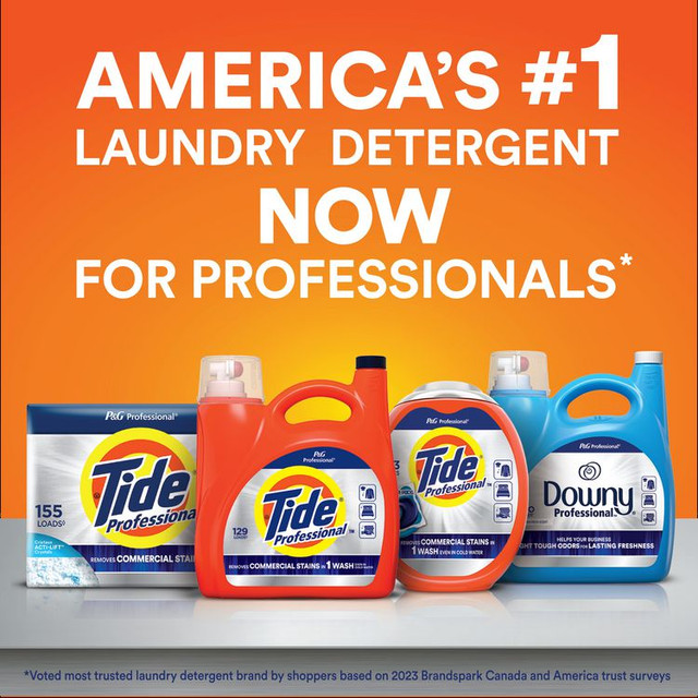 PROCTER & GAMBLE Tide® Professional™ 14117 Commercial Power PODS Laundry Detergent, 63 Liquid Pods/Tub, 4 Tubs/Carton