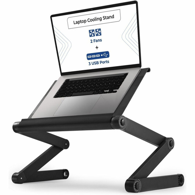 UNCAGED ERGONOMICS WEEFHB WorkEZ Executive Ergonomic Aluminum Lap Desk, Black UNCAGED ERGONOMICS WEEFHB WorkEZ Executive Ergonomic Aluminum Lap Desk, Black