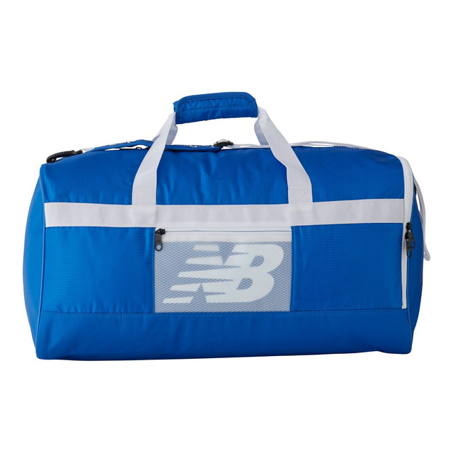 USPA ACCESSORIES LLC LAB21020-400 New Balance Polyester Core Performance Medium Duffel, 12-5/16inH x 23-5/8inW x 11-13/16inD, Blue