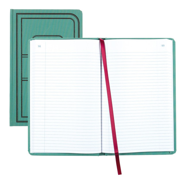 Quality construction. Made with thread-sewn sections. Books lie flat when open.  Premium white paper is acid free.  Ink is waterproof and permanent.  Ribbon page marker included.  Greener choice - contains 50% post-consumer recycled content.  Contains Recycled Content - See Specs for Details.