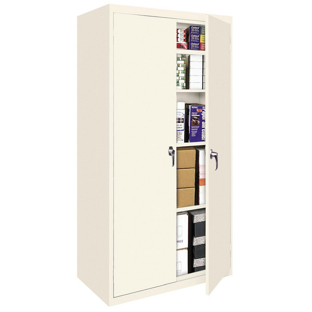 Steel Cabinets USA FS-48MAG2-P Storage Cabinets; Cabinet Type: Lockable Welded Storage Cabinet ; Cabinet Material: Steel ; Cabinet Door Style: Flush ; Locking Mechanism: Keyed ; Assembled: Yes ; Mounting Location: Free Standing